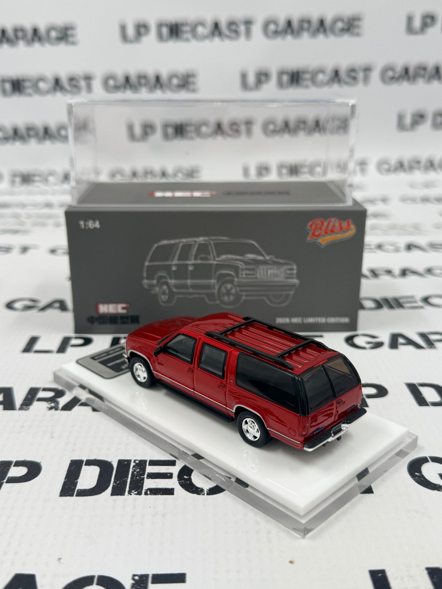 BLISS Chevrolet Suburban GMT400 Blue 1:64 Diecast HEC Exclusive
