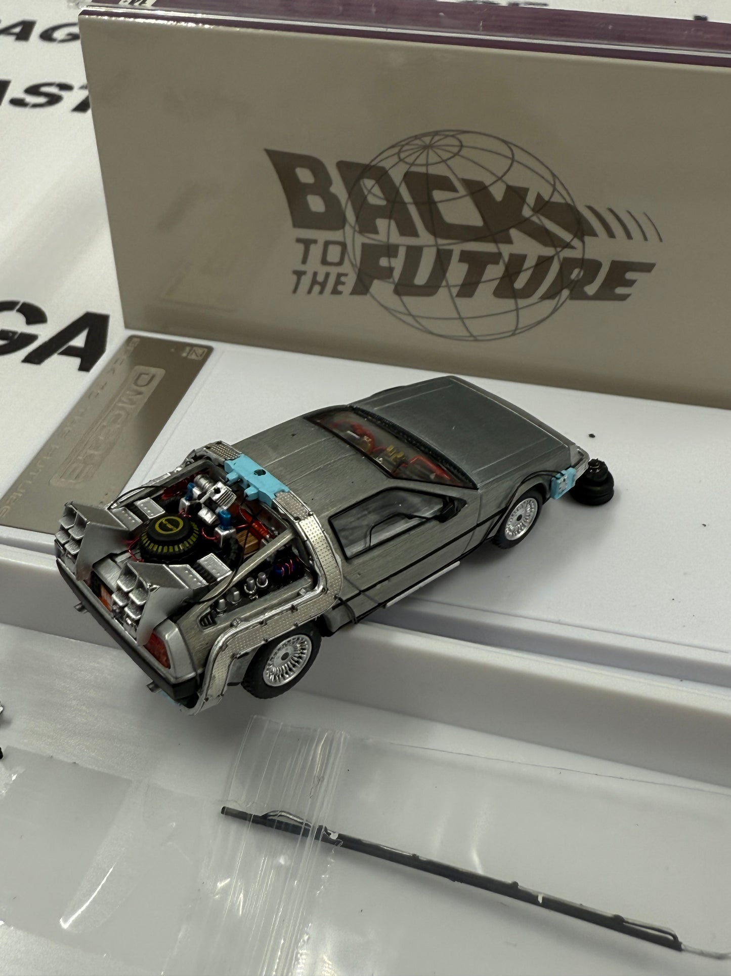 DCM Back to the Future DeLorean Time Machine 1:64 Diecast AUCTION