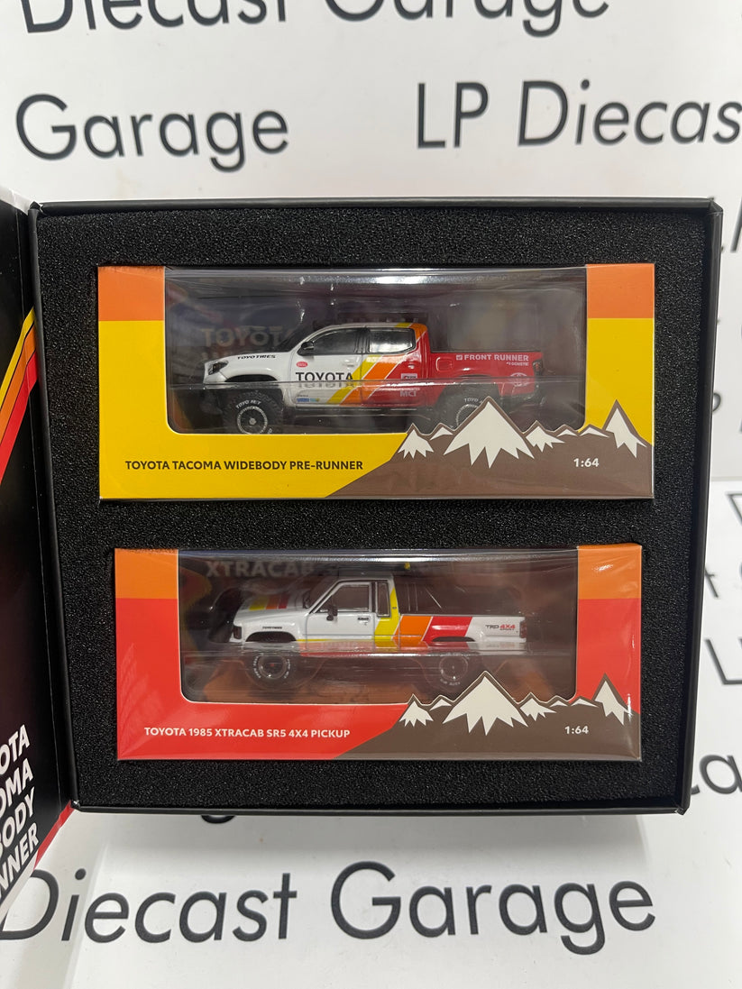 GCD Diecast Talk Exclusive 2Pack Toyota Hilux & Toyota TRD Box