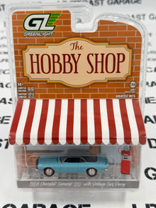 GREENLIGHT 1968 Chevrolet Camaro SS Blue w/ Pump 1:64 Diecast Hobby Shop