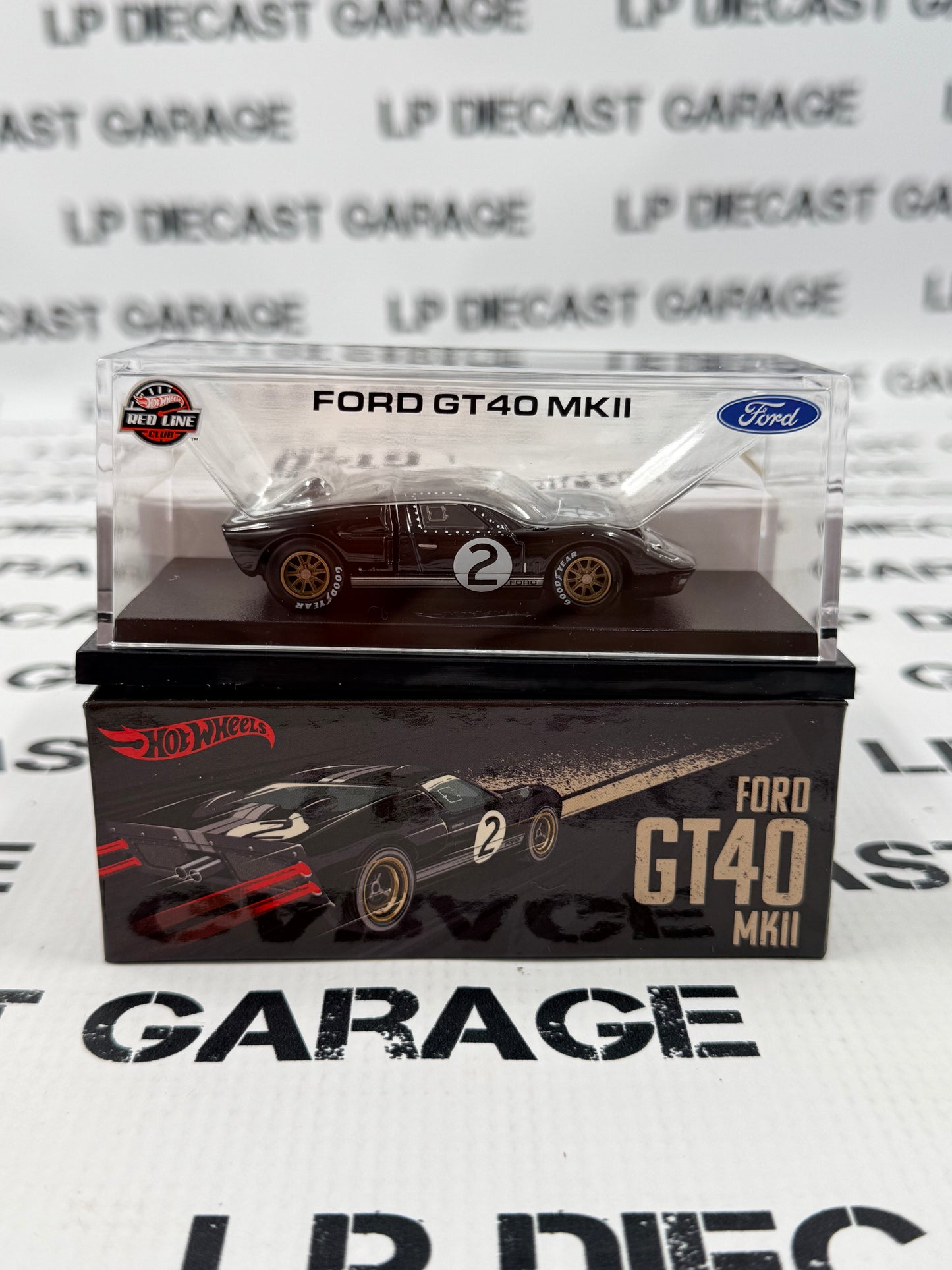 HOT WHEELS Ford GT40 MKII Black RLC Club 1:64 Diecast Collectors