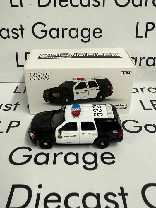 596 Model Chevrolet Tahoe LAPD Sheriff Police 1:64 Diecast