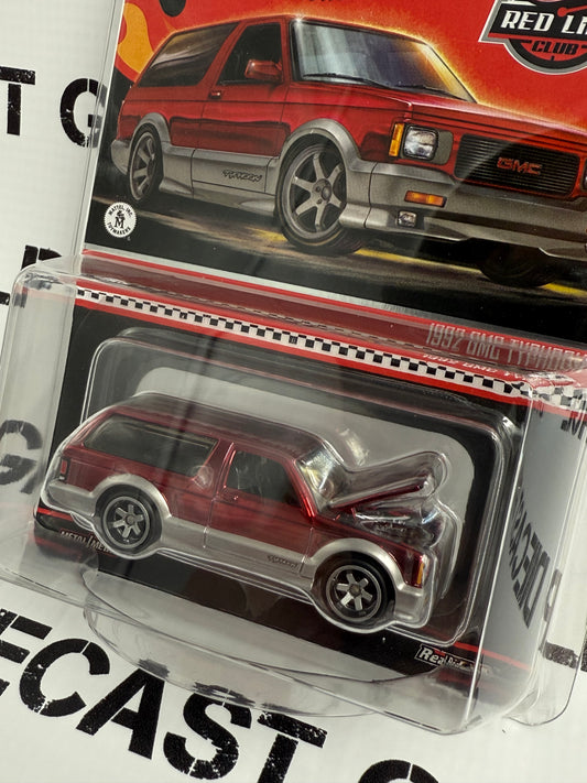HOT WHEELS 1992 GMC Typhoon Red RLC Club 1:64 Diecast