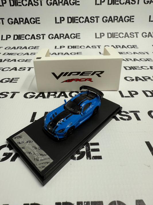 HONE MODEL 64 2017 Dodge Viper ACR Blue 1:64 Diecast