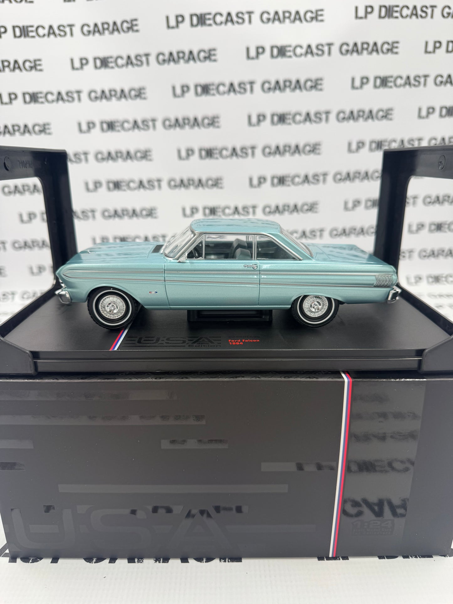 IXO Models 1964 Ford Falcon Dynasty Green Metallic 1:24 Diecast
