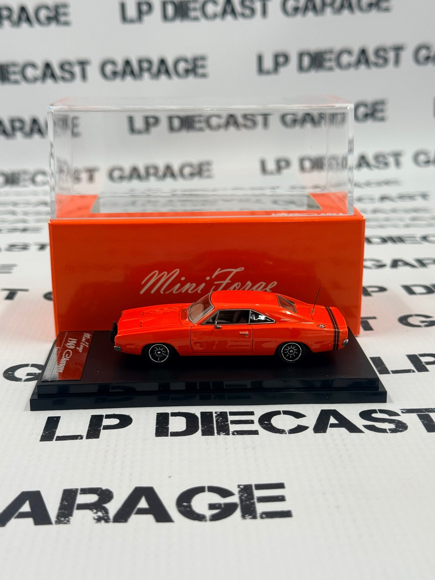 MINI FORGE 1969 Dodge Charger R/T Orange 1:64 Diecast