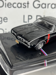 IXO Models 1968 Oldsmobile 442 W-30 Black 1:43 Diecast USA Model