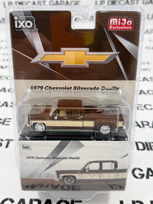 IXO Models 1979 Chevrolet Silverado Dually Brown Tan 1:64 Diecast MiJo
