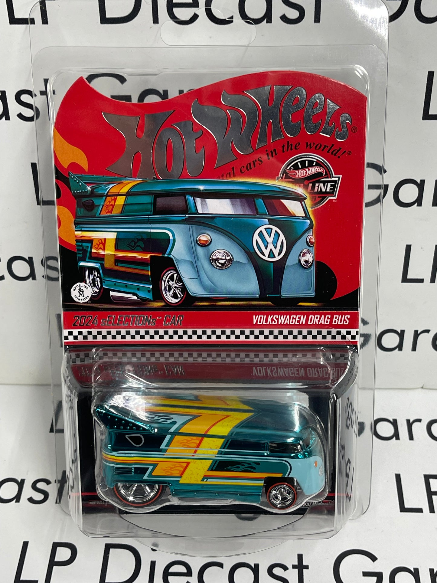HOT WHEELS Volkswagen Drag Bus 2024 Selections Car RLC Collectors 1:64 Diecast