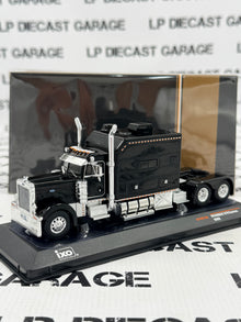 IXO Models 2002 Peterbilt 379 Custom Black Sleeper Cab 1:64 Diecast