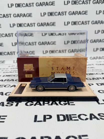 STAMP MODELS 1985 Cadillac Eldorado Biarritz Blue 1:43 Scale Resin Model