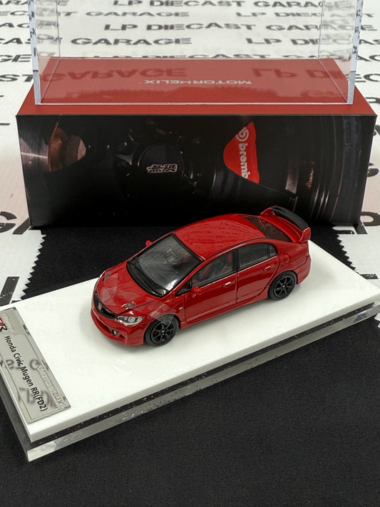 MOTORHELIX 2008 Honda Civic Mugen RR (FD2) Red 1:64 Diecast