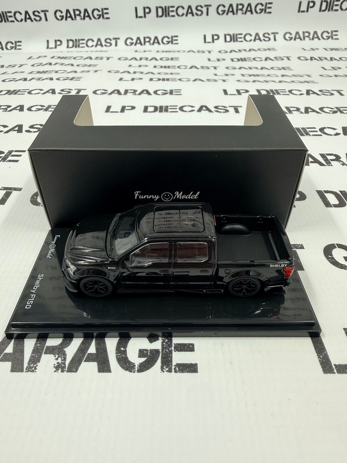 FUNNY MODELS Ford F-150 Shelby Super Snake Black 1:64 Diecast