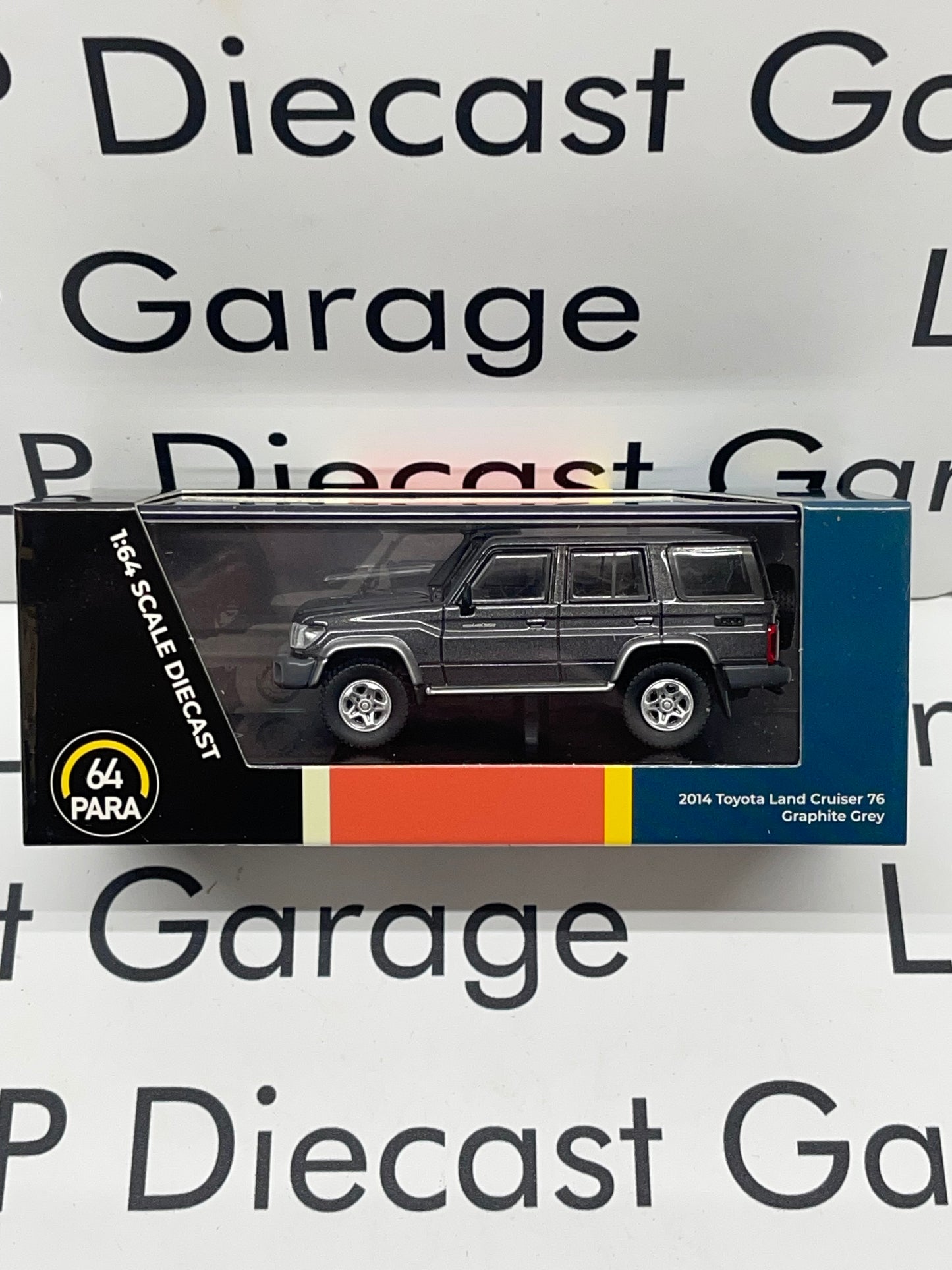 PARAGON MODELS 2014 Toyota Land Cruiser 76 Graphite Grey 1:64 Diecast