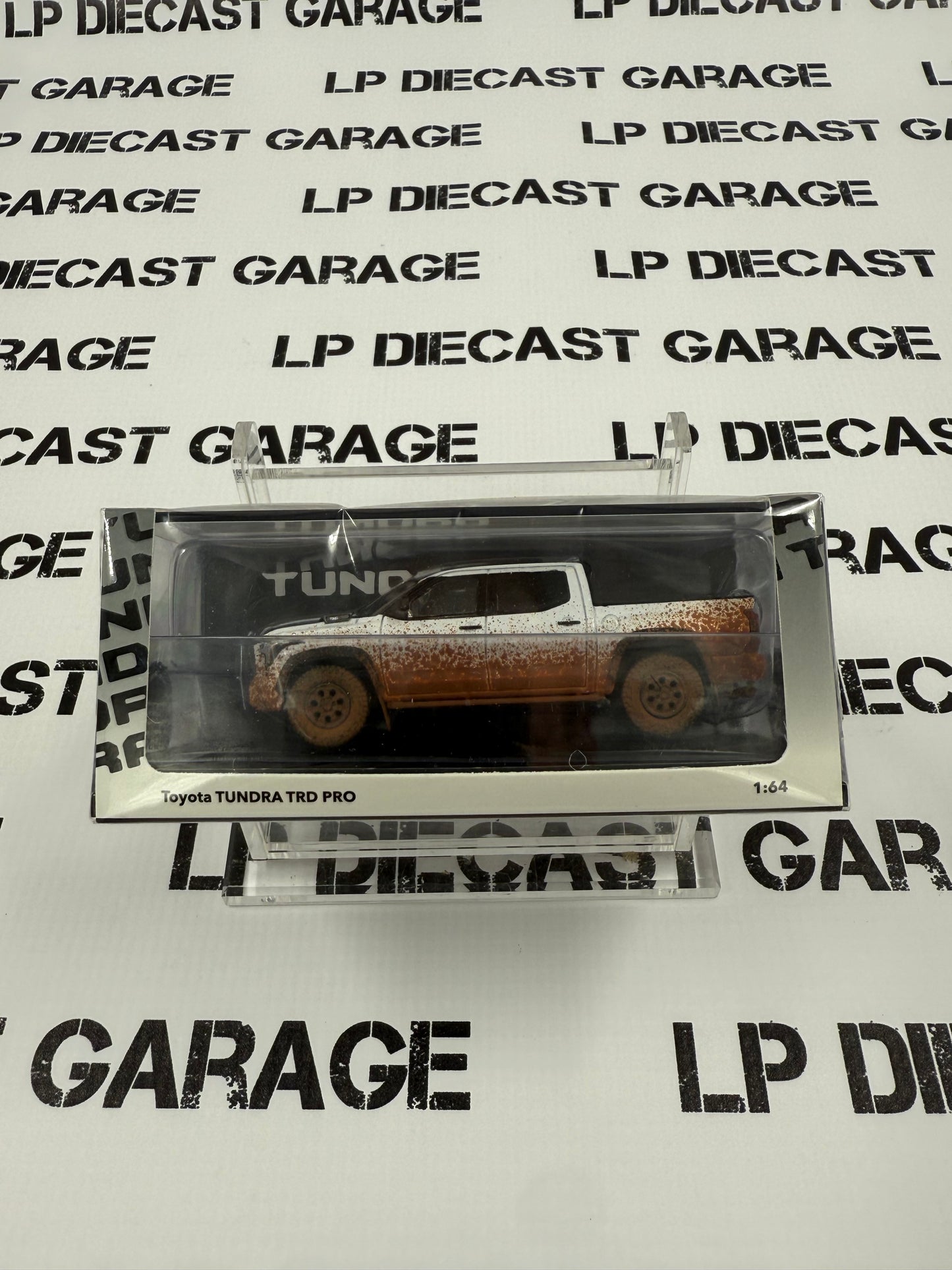 CHASE GCD 2024 Toyota Tundra TRD Pro White Dirty Version LP Exclusive 1:64 Diecast AUCTION