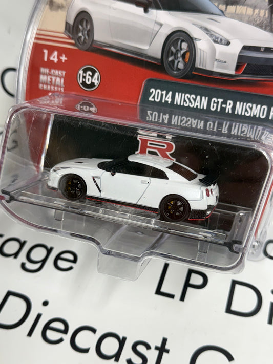 GREENLIGHT 2014 Nissan GT-R Nismo R35 White 1:64 Diecast Exclusive