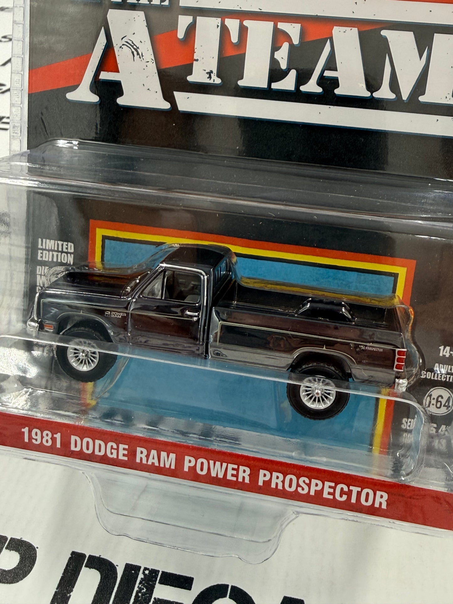 CHROME CHASE GREENLIGHT 1981 Dodge Ram Prospector A-Team 1:64 Diecast Hollywood