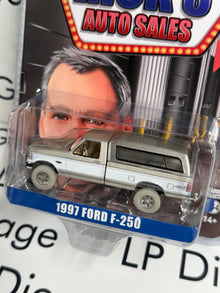 CHASE GREENLIGHT 1997 Ford F-250 Gold LP Exclusive 1:64 Diecast Ricks Auto Sales