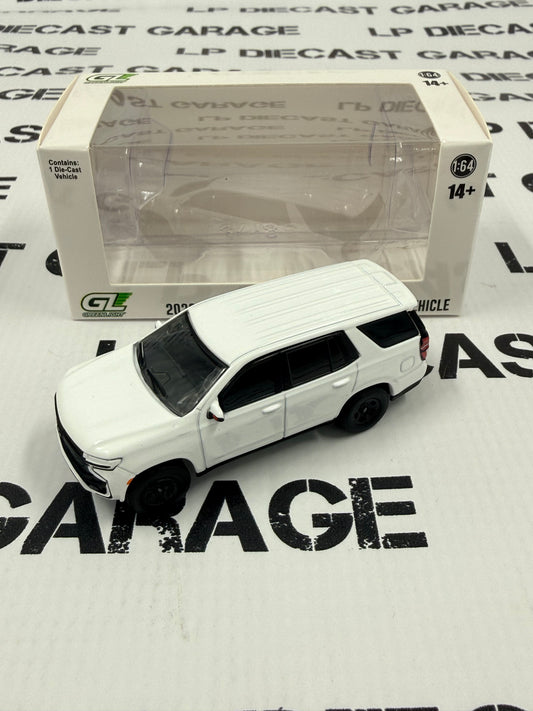 GREENLIGHT 2022 Chevrolet Tahoe Police PPV White 1:64 Diecast Hobby Exclusive