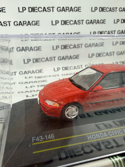 FIRST43 1991 Honda Civic SiR Red RHD 1:43 Diecast