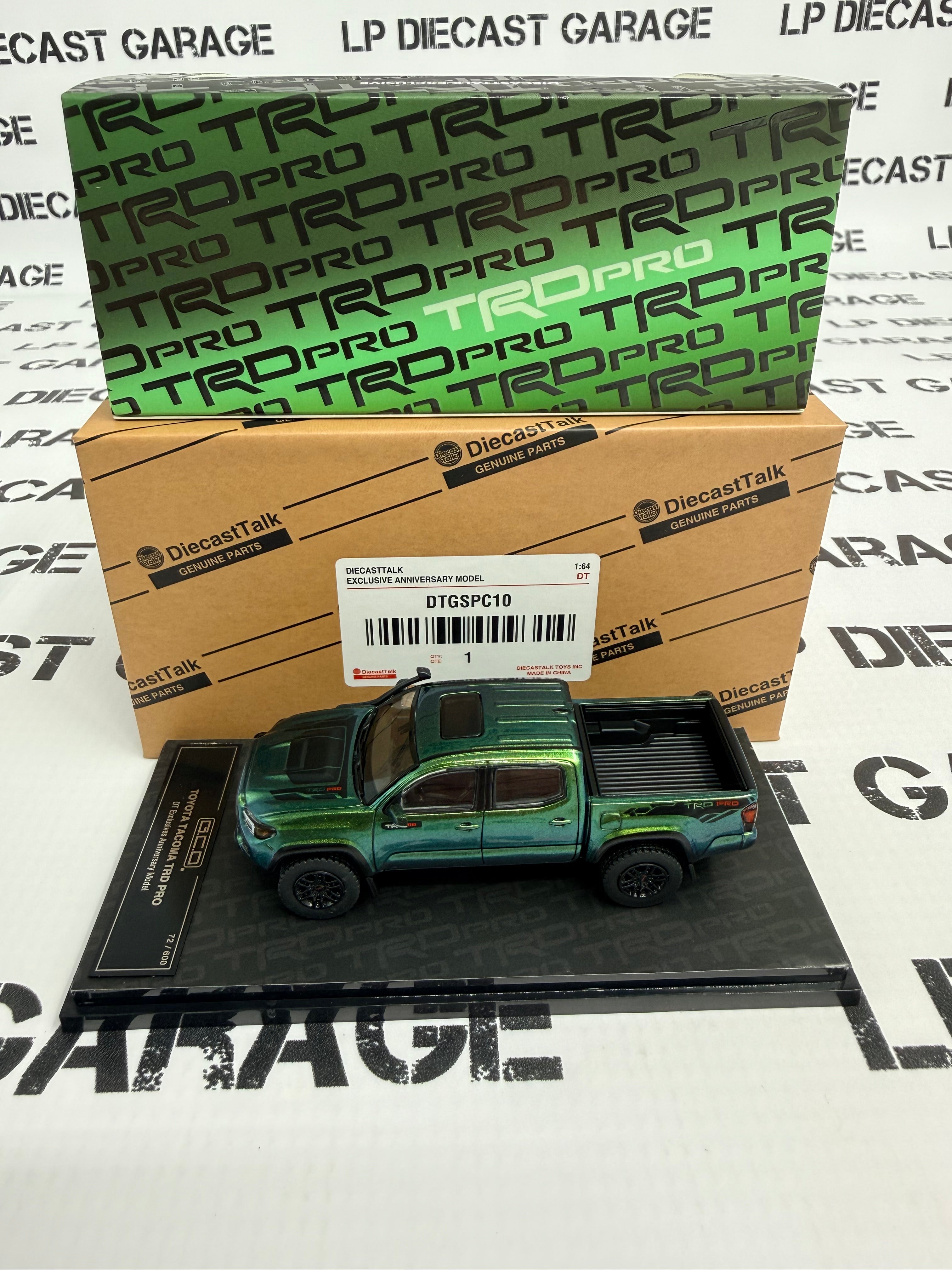 GCD 2023 Toyota Tacoma TRD Pro 1:64 Diecast Magic Green DT