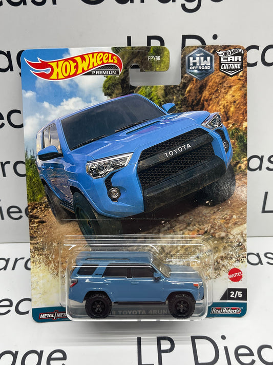 HOT WHEELS 2018 Toyota 4Runner Calvary Blue Premium 4x4 1:64 Diecast