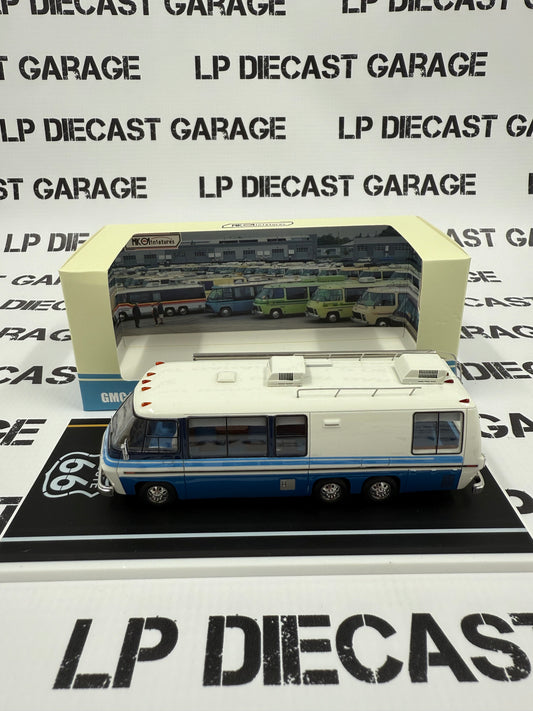 MK Miniatures GMC Motorhome White/ Blue 1:64 Resin Model APAxpo Exclusive