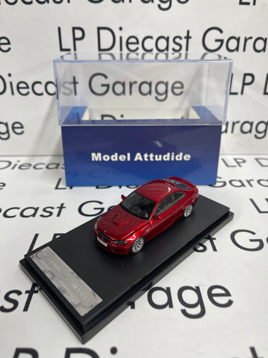 MODEL Attudide BMW M3 E92 Red 1:64 Diecast Ghost Player