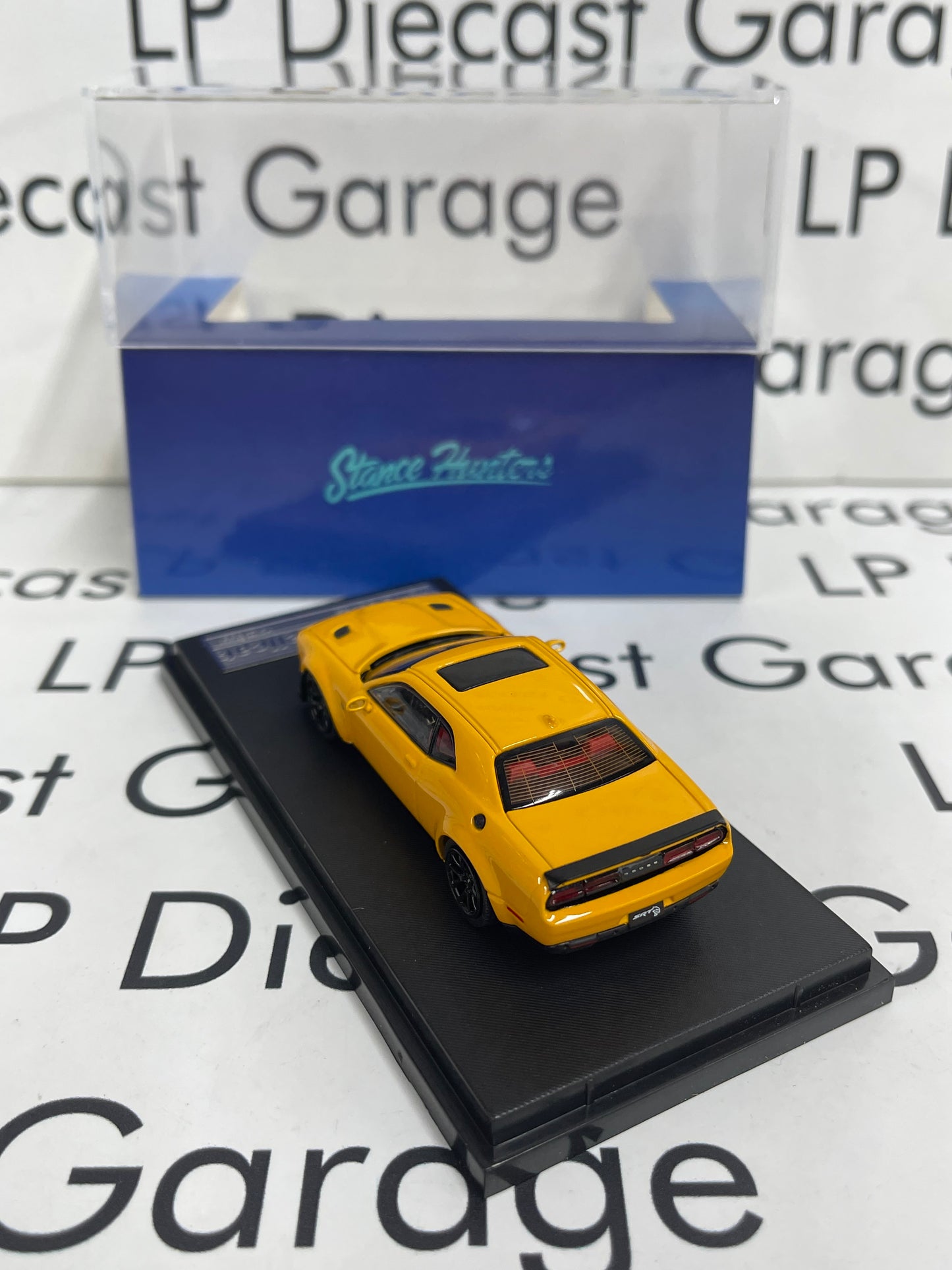 STANCE HUNTERS 2023 Dodge Challenger SRT Hellcat Yellow 1:64 Diecast