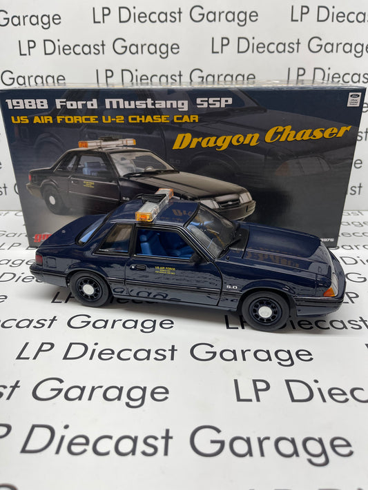 GMP 1988 Ford Mustang SSP US Air Force U2 Dragon Chaser 18975 1 of 852 Made 1:18 Diecast