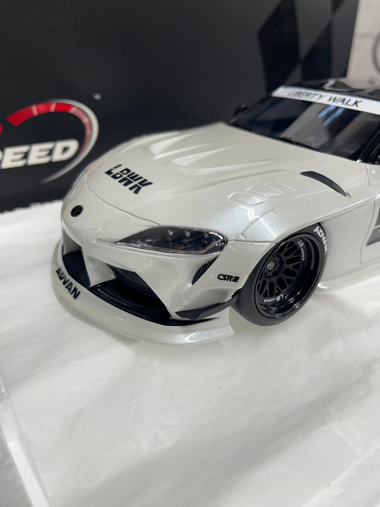 TOP SPEED Toyota GR Supra LB Works 1:18 Resin Model
