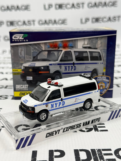 GREENLIGHT Chevy Express Van NYPD Police 1:64 Diecast Expo Exclusive
