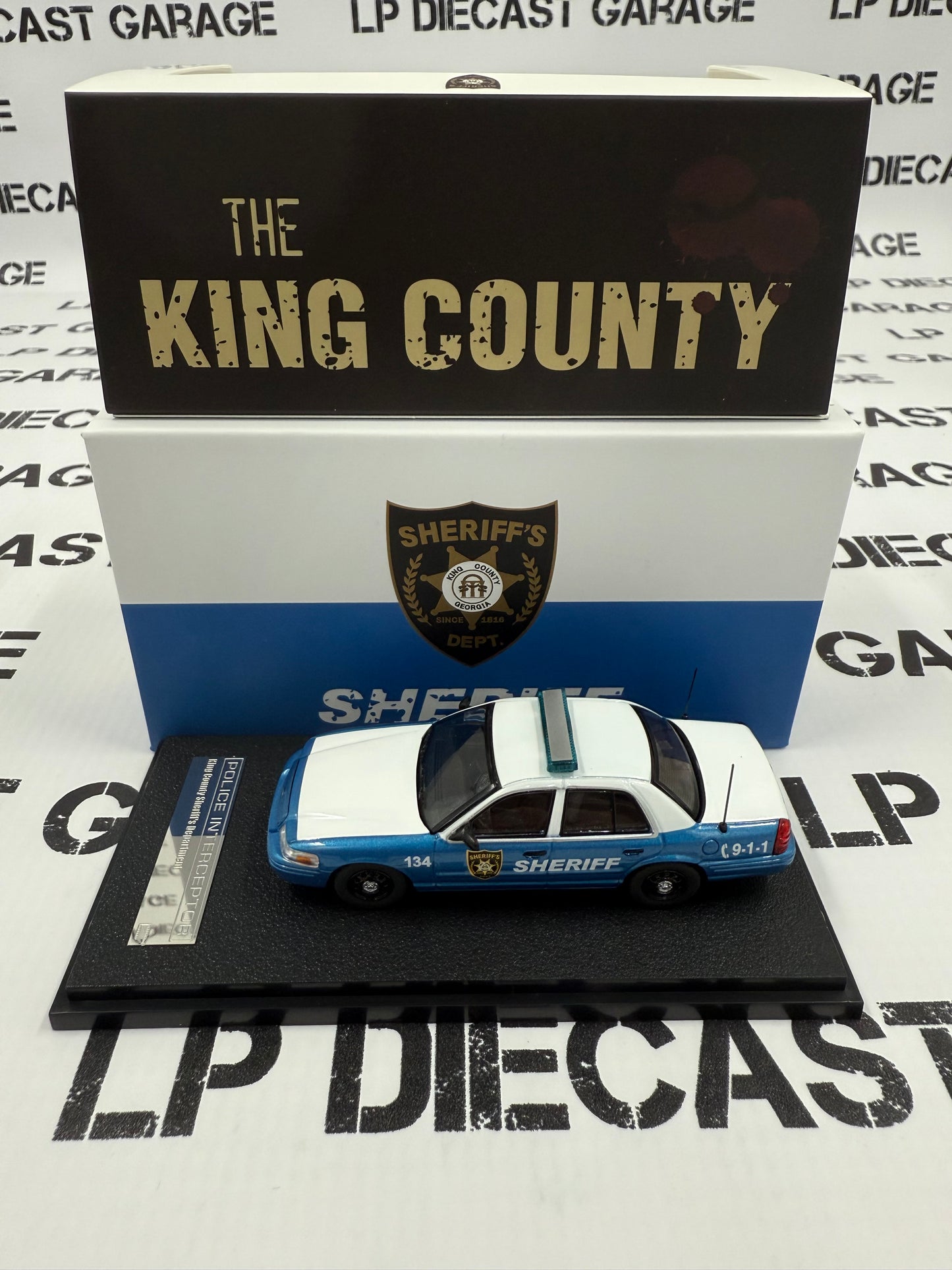 ROLLIN Ford Crown Victoria Georgia Sheriff King County 1:64 Diecast Walking Dead