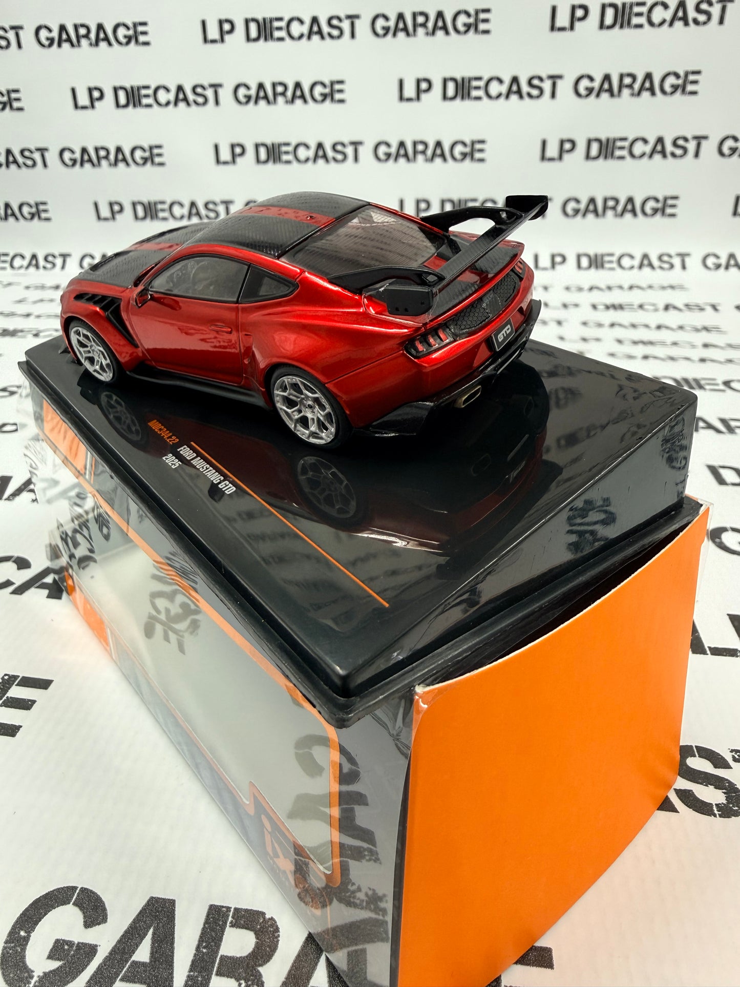 IXO Models 2025 Ford Mustang GTD Metallic Red 1:43 Diecast