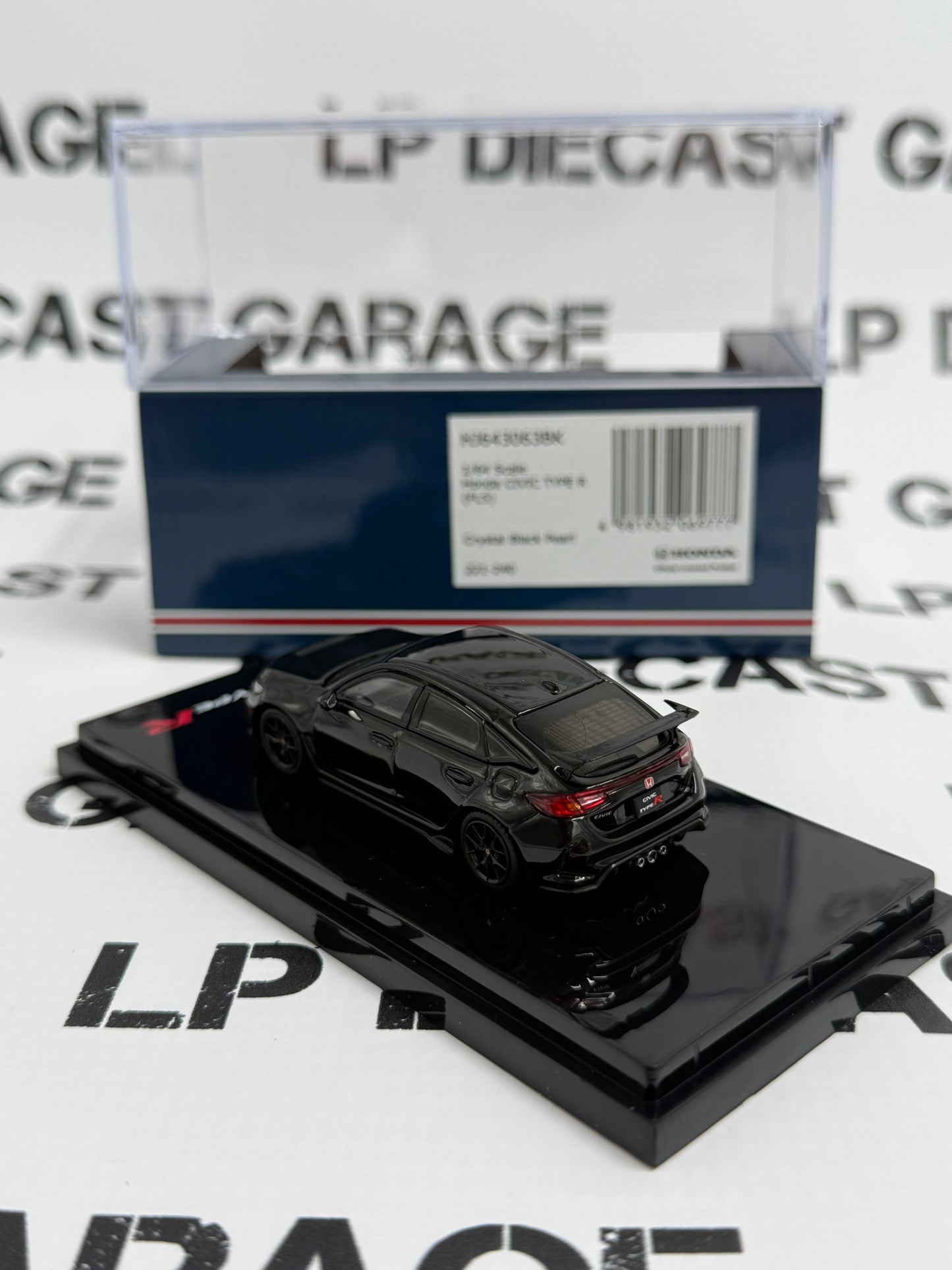 HOBBY JAPAN Honda Civic Type R FL5 Racing Crystal Black Pearl 1:64 Diecast