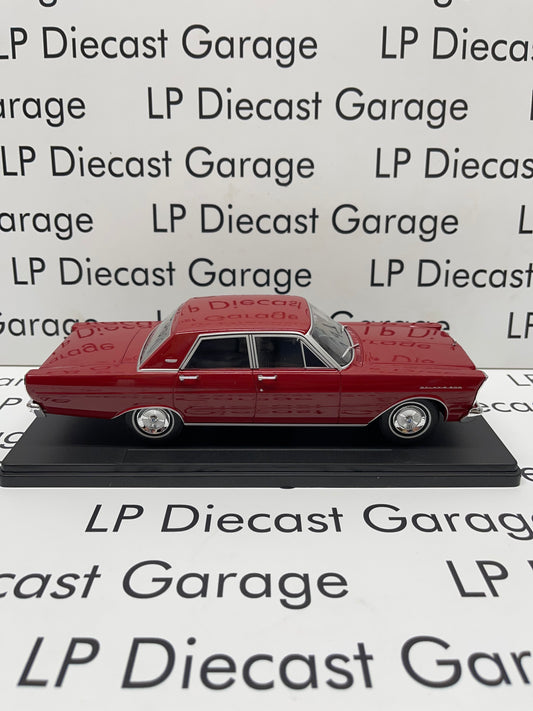 EDICOLA 1965 Ford Galaxie 500 Dark Red 4 Door Car 1:24 Scale Diecast