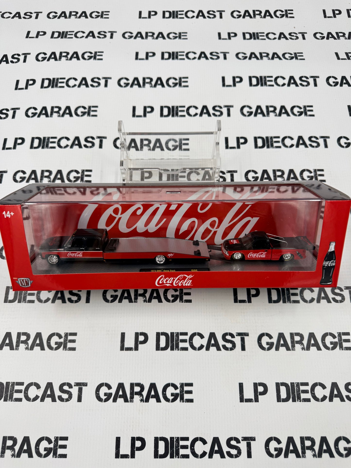M2 Haulers 1973 GMC Ramp Truck + GMC Sonoma Coca Cola 1:64 Diecast