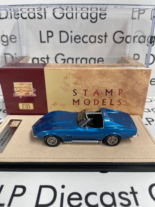 STAMP MODELS 1969 Chevrolet Corvette L88 Blue 1:43 Scale Resin Model