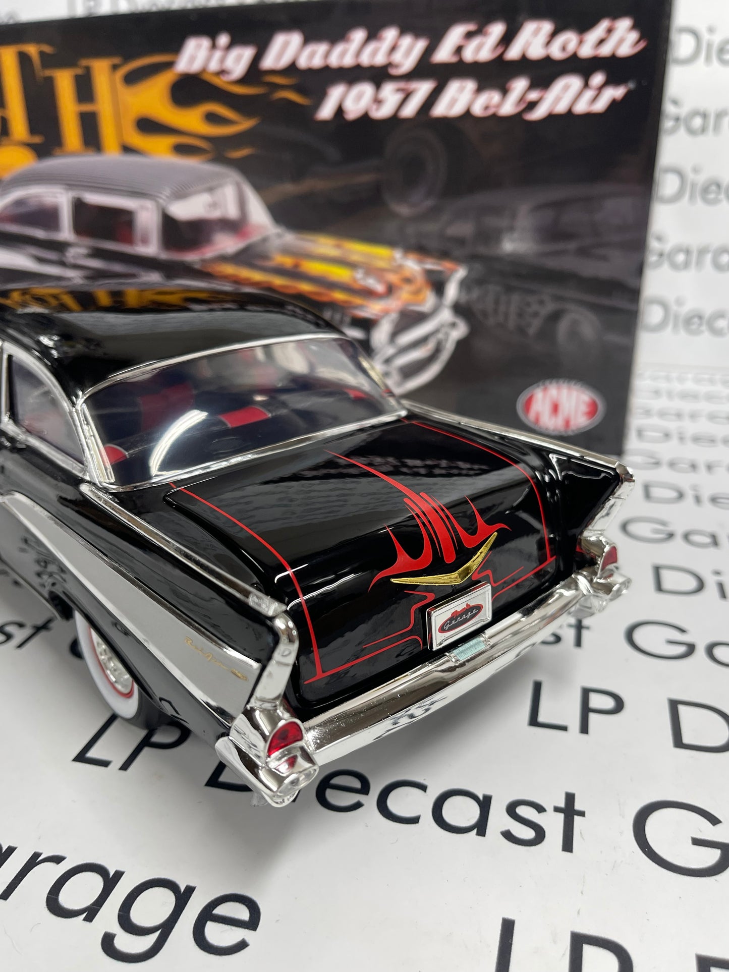 ACME 1957 Chevrolet Bel Air Big Daddy Ed Roth 1:18 Diecast A1807014TG Toms Garage
