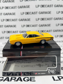 IXO Models 1970 Dodge Coronet Super Bee Banana Yellow 1:43 Diecast