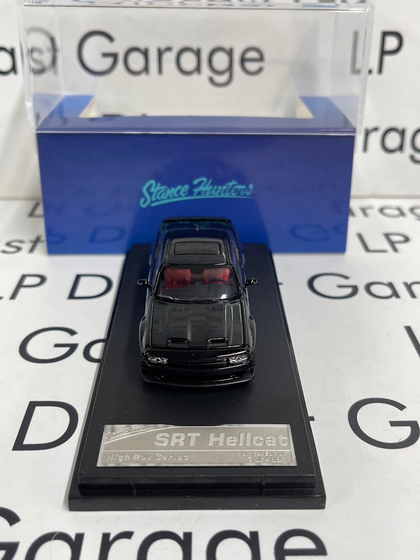 STANCE HUNTERS 2023 Dodge Challenger SRT Hellcat Black 1:64 Diecast