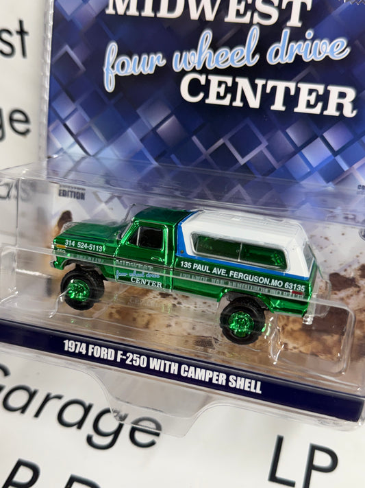 CHROME CHASE GREENLIGHT 1974 Ford F-250 Midwest Center 1:64 Diecast