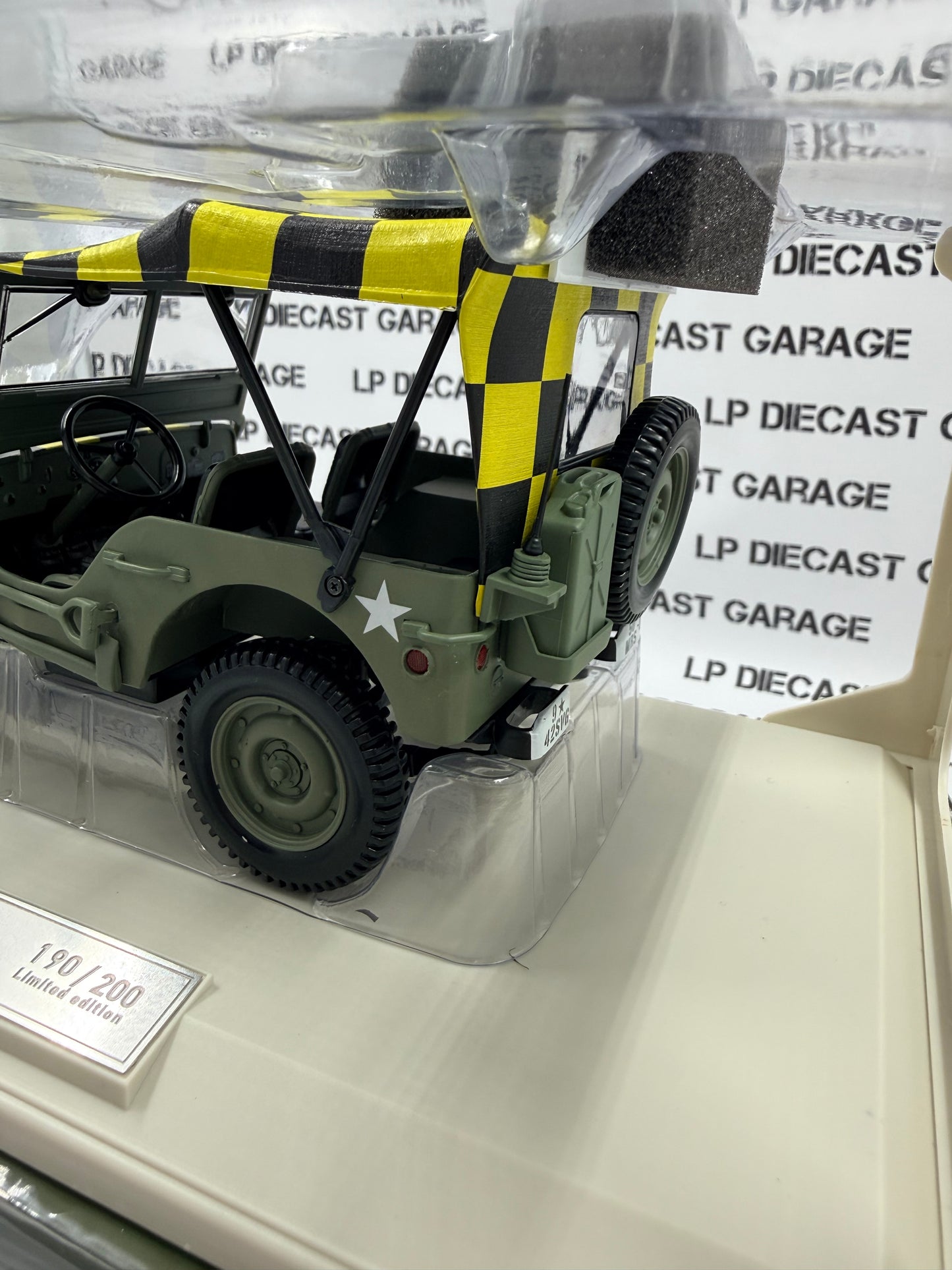 NOREV 1944 Jeep D-Day Follow Me Army 1:18 Diecast Limited Edition Only 200 Made