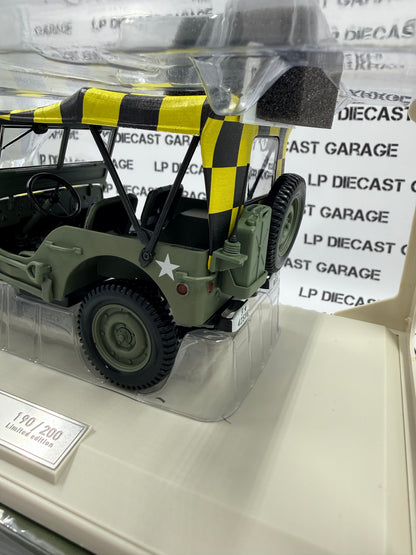 NOREV 1944 Jeep D-Day Follow Me Army 1:18 Diecast Limited Edition Only 200 Made