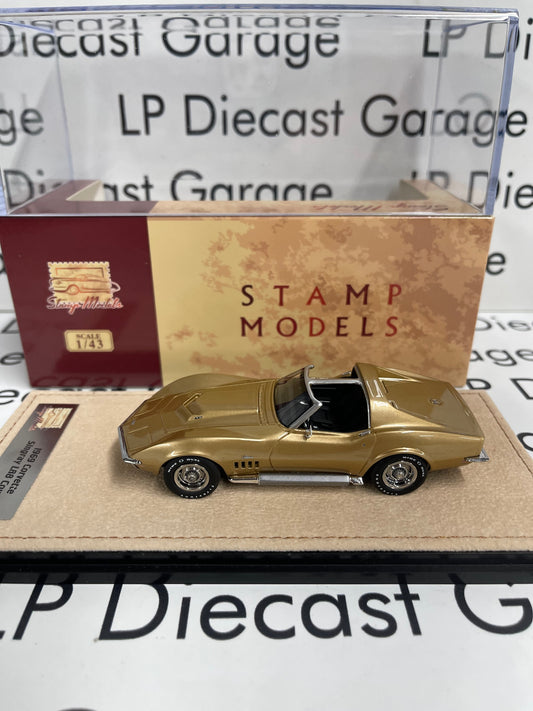 STAMP MODELS 1969 Chevrolet Corvette L88 Gold 1:43 Scale Resin Model
