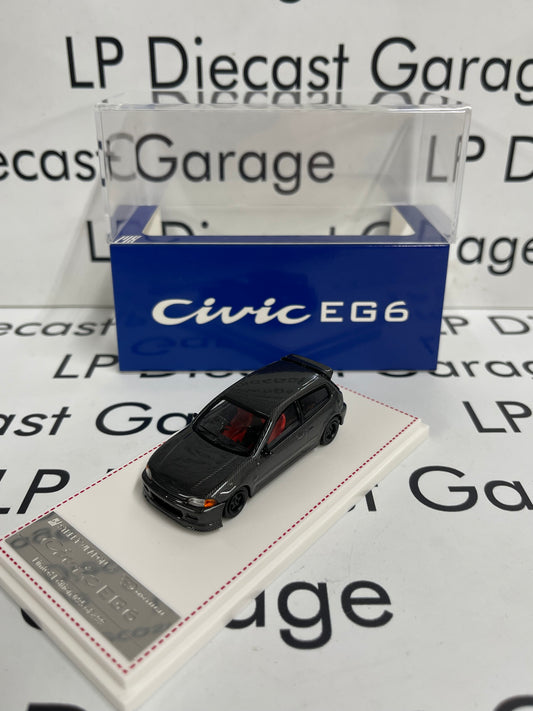 STREET WEAPON Honda Civic EG6 Hatch Carbon Fiber 1:64 Diecast Ghost Player