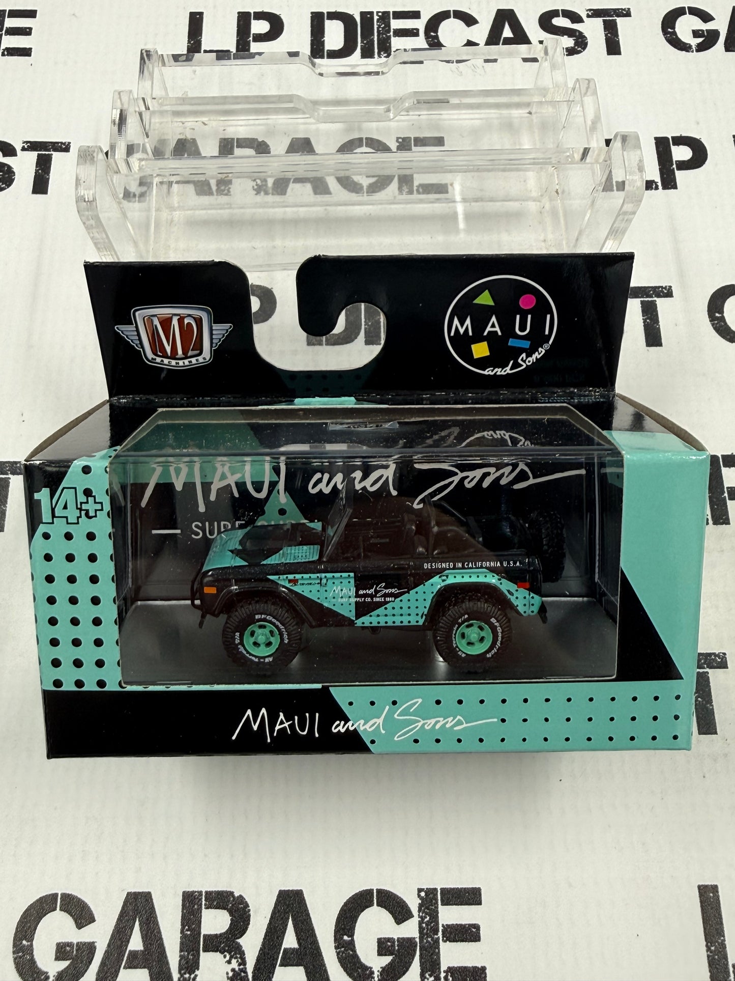 M2 1966 Ford Bronco Maui & Sons California 1:64 Diecast
