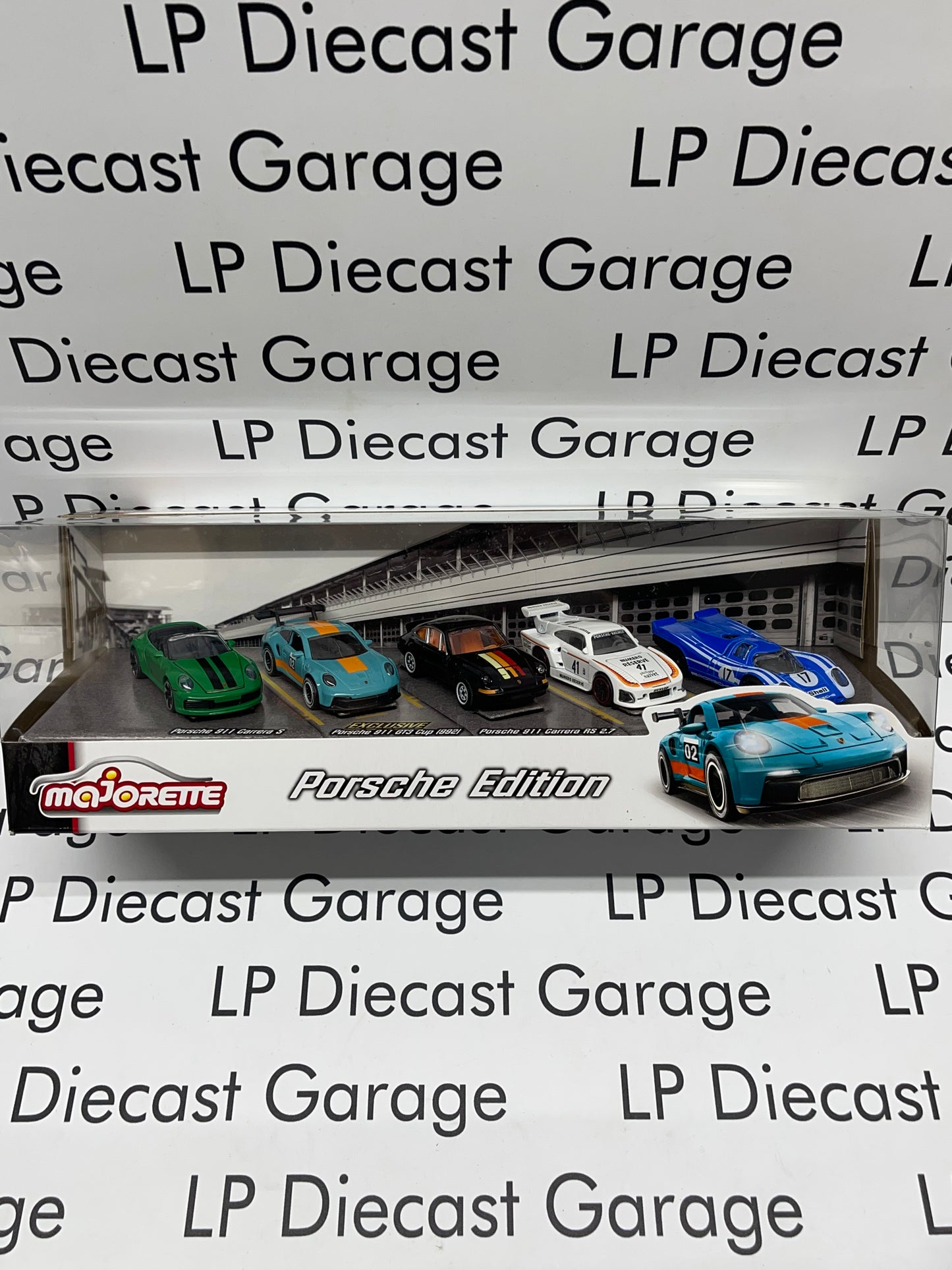 MAJORETTE Porsche Edition 5-Pack 911 GT3 Cup RS 2.7 935 K3 917 1:64 Diecast