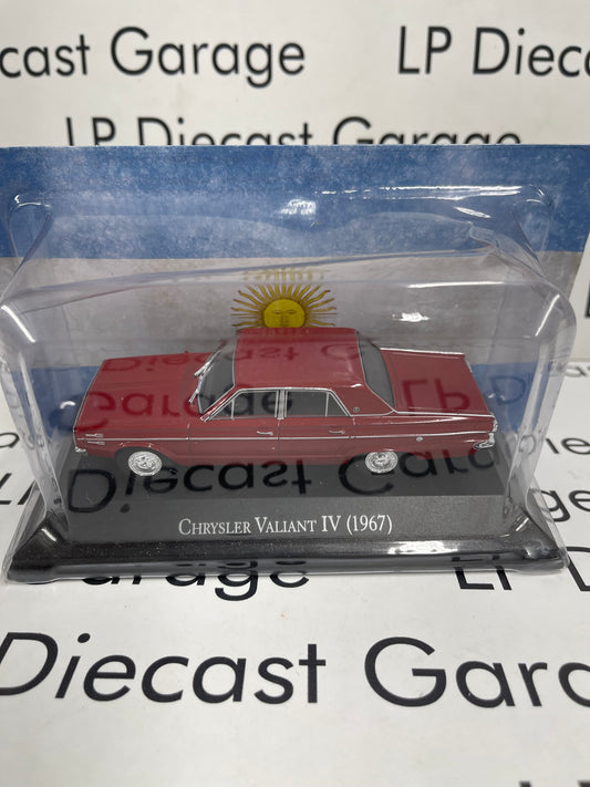 EDICOLA 1967 Chrysler Valiant IV Red Sedan 1:43 Diecast