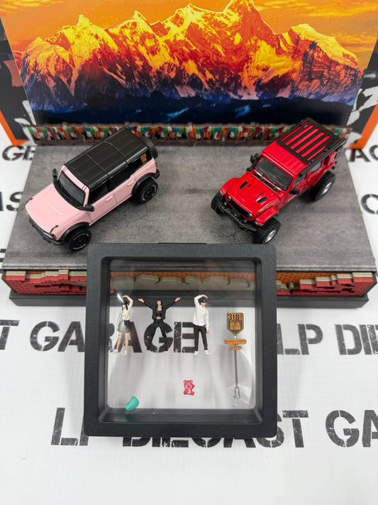 GCD APAXPO Ford Bronco & Jeep Wrangler Route 319 Box Set 1:64 Diecast Exclusive